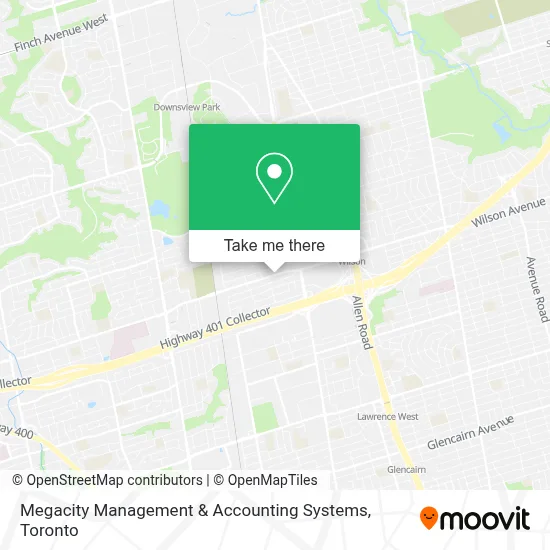 Megacity Management & Accounting Systems map