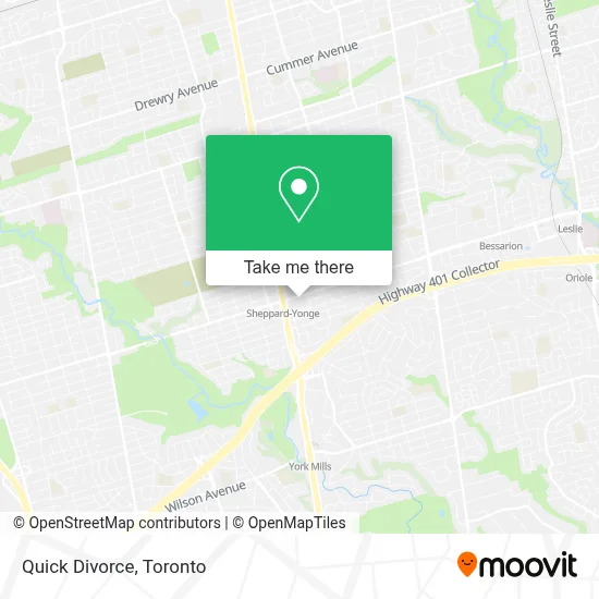 Quick Divorce map
