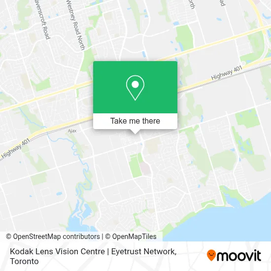 Kodak Lens Vision Centre | Eyetrust Network map