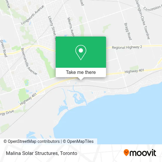 Malina Solar Structures map