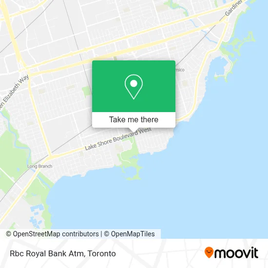Rbc Royal Bank Atm map