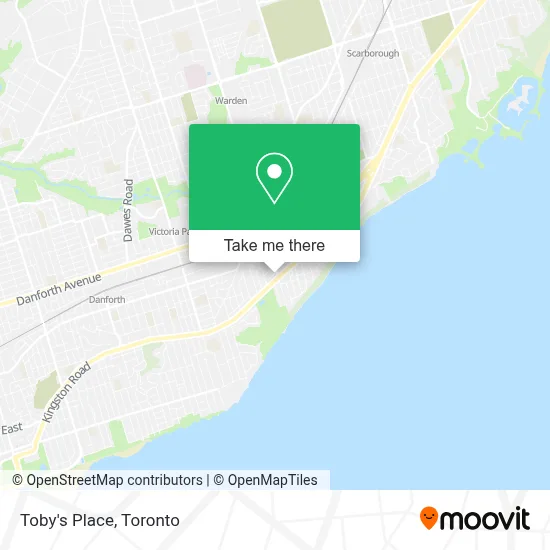Toby's Place map