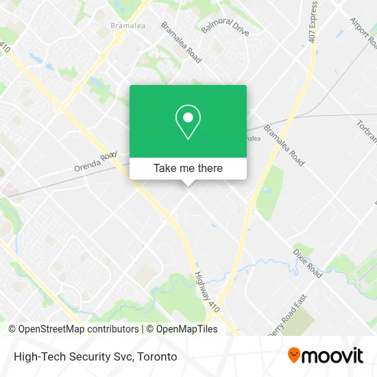 High-Tech Security Svc map