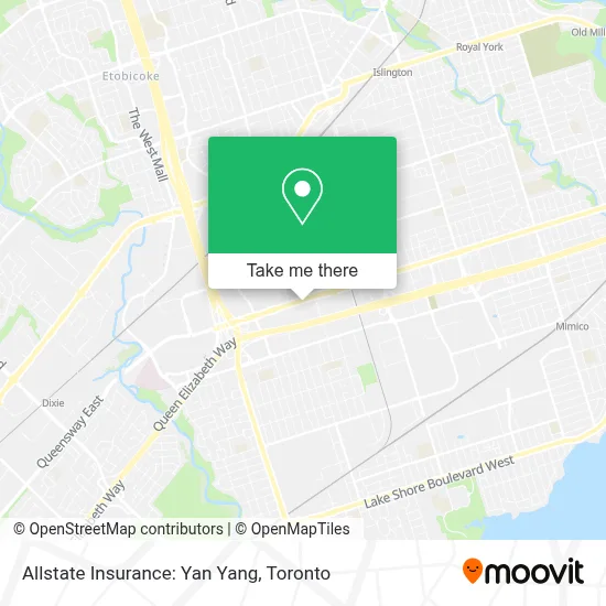 Allstate Insurance: Yan Yang map