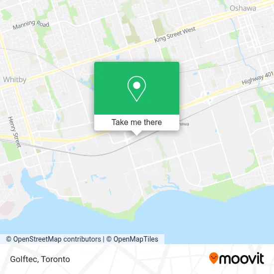 Golftec map