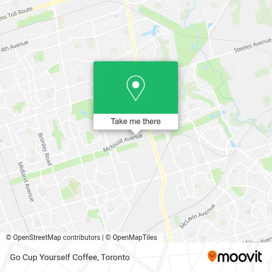 Go Cup Yourself Coffee map