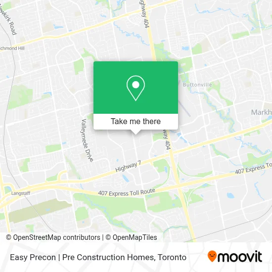 Easy Precon | Pre Construction Homes map