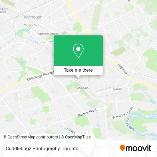 Cuddlebugz Photography map