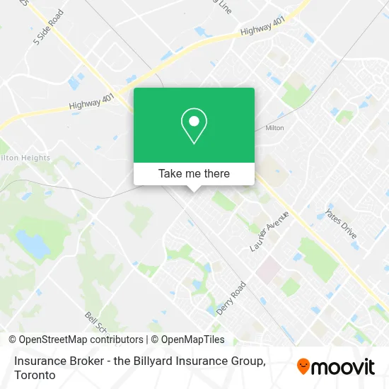 Insurance Broker - the Billyard Insurance Group map