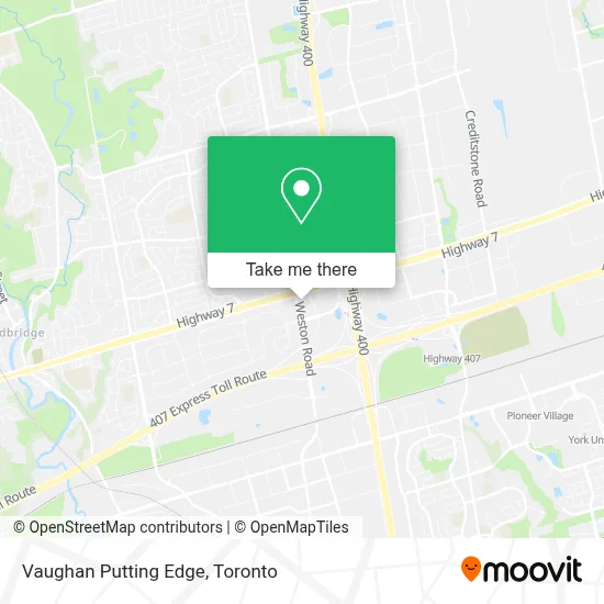 Vaughan Putting Edge map