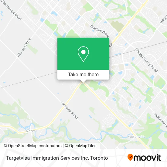 Targetvisa Immigration Services Inc map