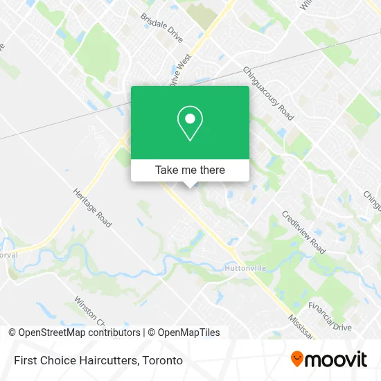 First Choice Haircutters map