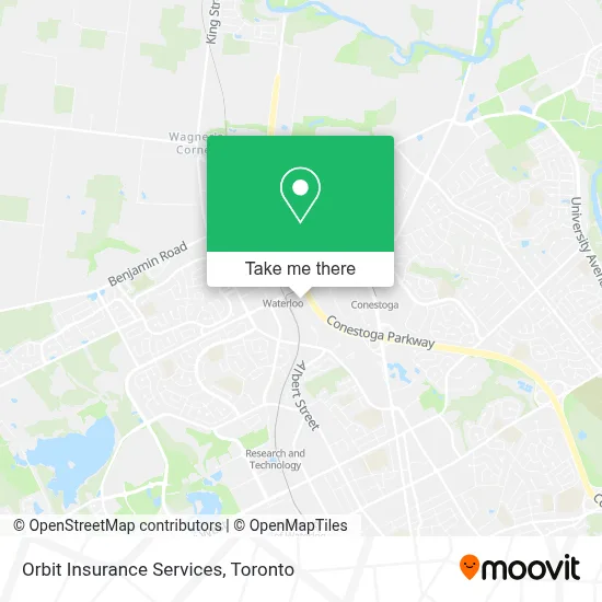 Orbit Insurance Services map