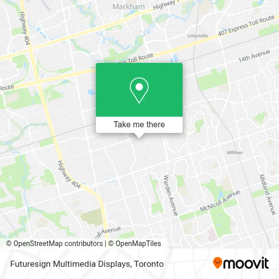Futuresign Multimedia Displays map