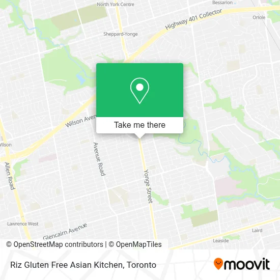 Riz Gluten Free Asian Kitchen plan