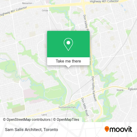 Sam Salis Architect map