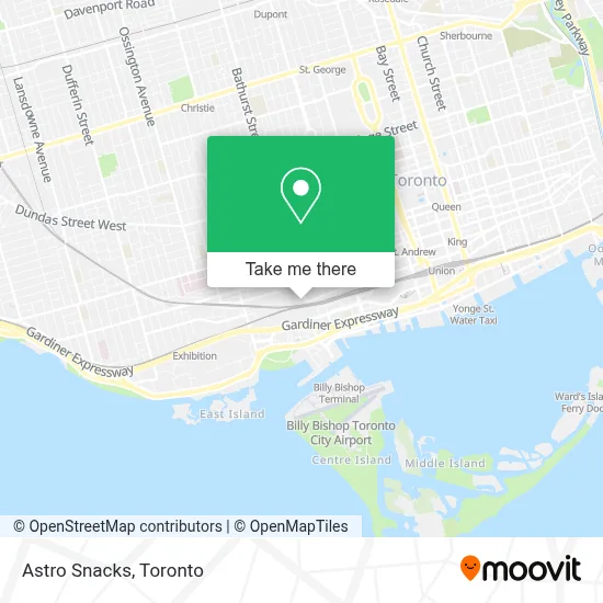 Astro Snacks map