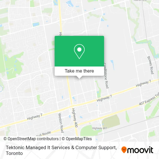 Tektonic Managed It Services & Computer Support map