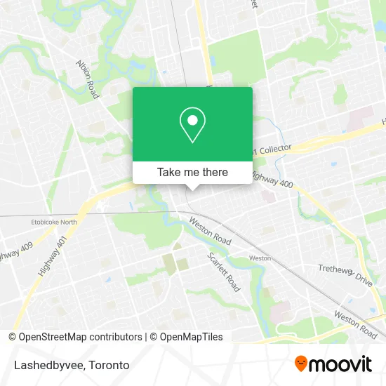 Lashedbyvee map