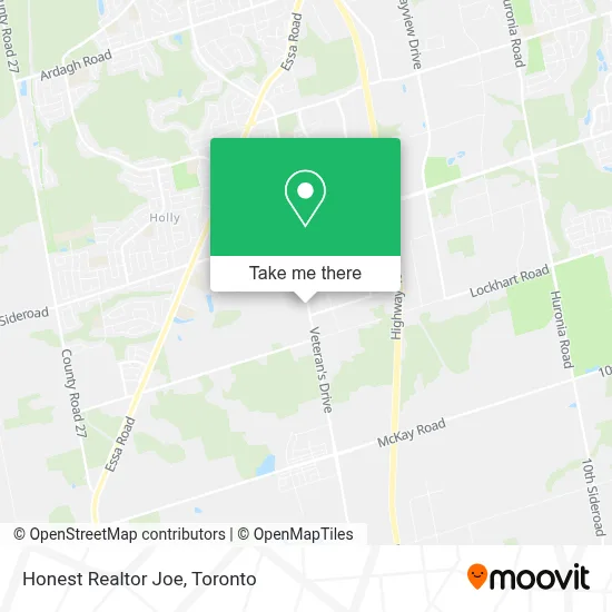 Honest Realtor Joe map
