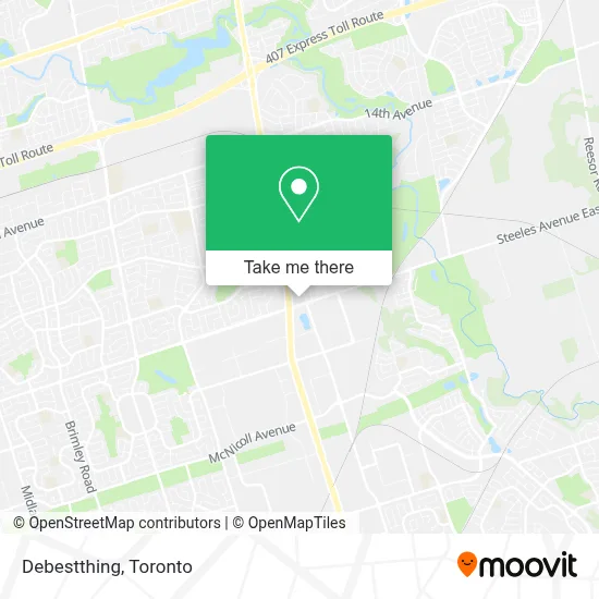 Debestthing map