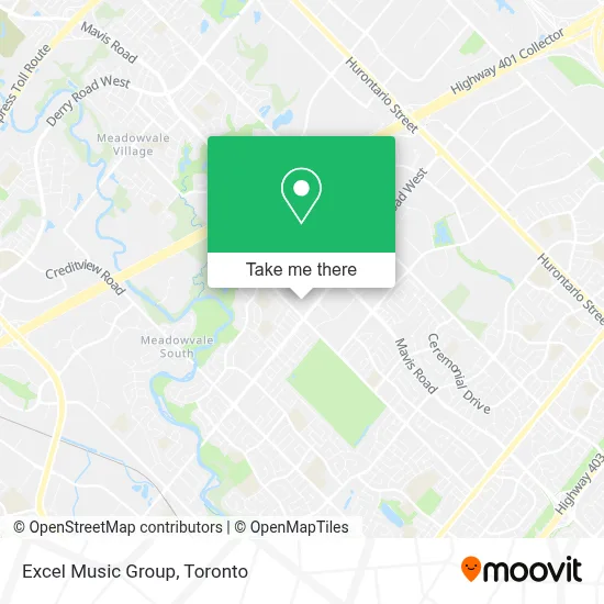 Excel Music Group map