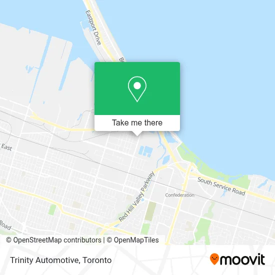 Trinity Automotive map