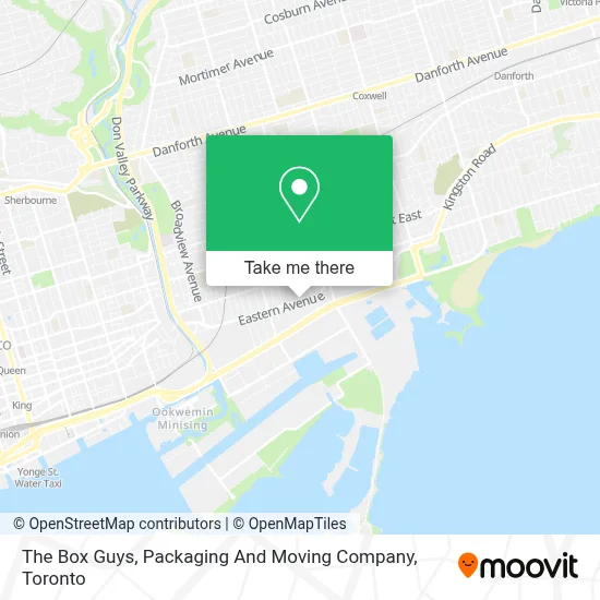 The Box Guys, Packaging And Moving Company map