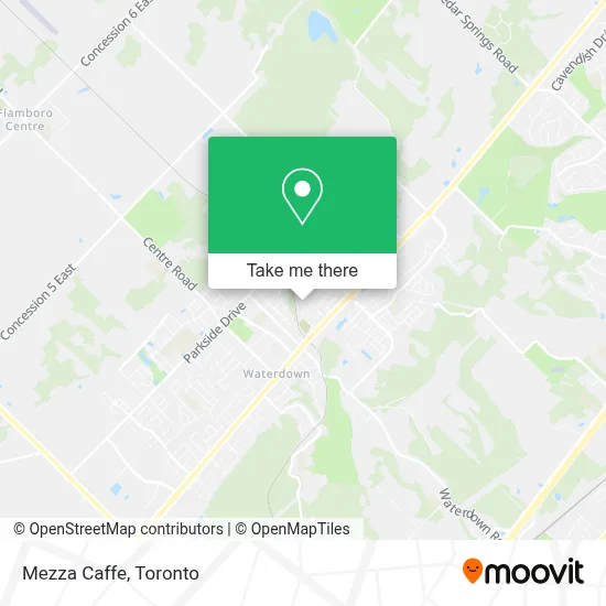 Mezza Caffe map