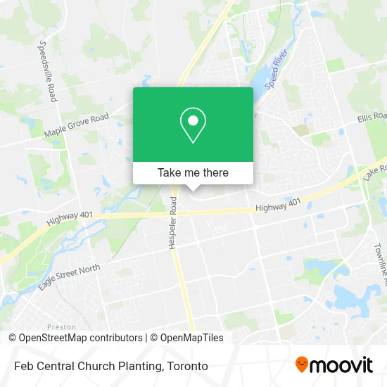 Feb Central Church Planting map