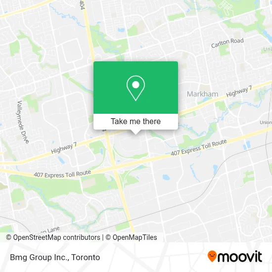 Bmg Group Inc. map