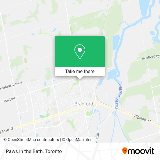 Paws In the Bath map