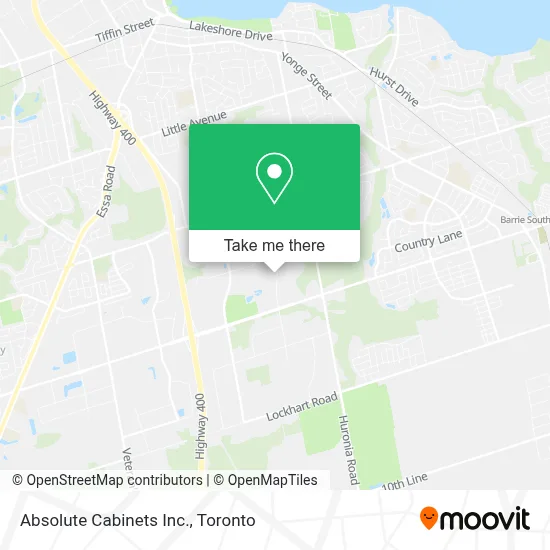 Absolute Cabinets Inc. map