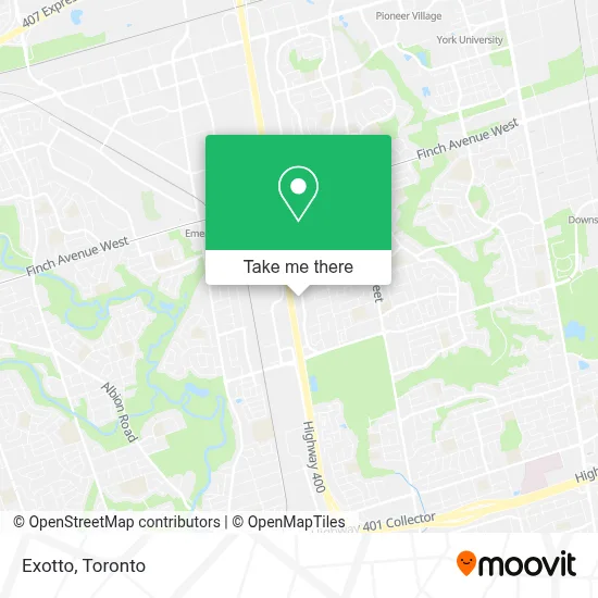 Exotto map