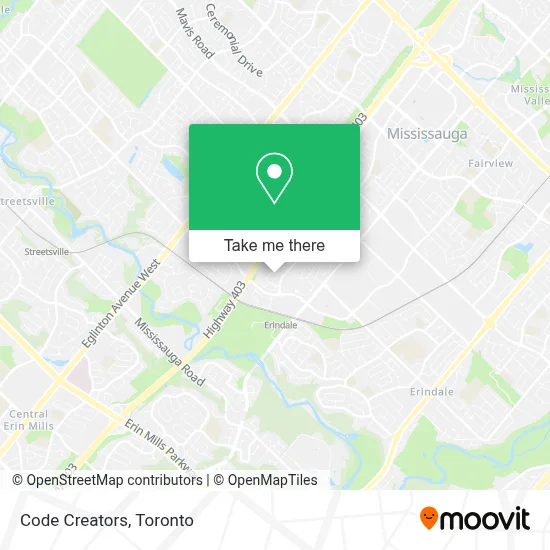 Code Creators map