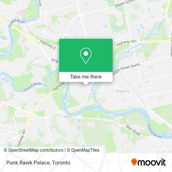 Punk Rawk Palace map