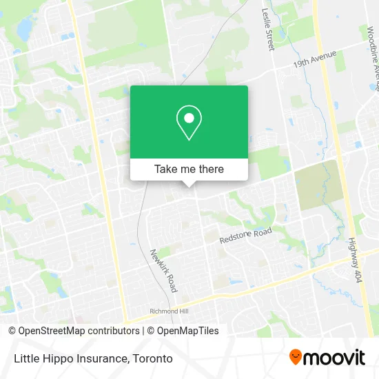 Little Hippo Insurance map