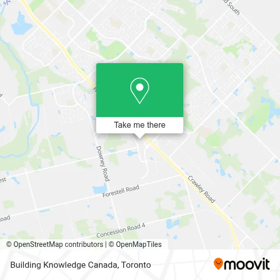 Building Knowledge Canada map