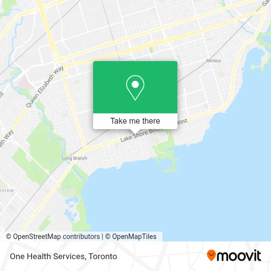 One Health Services map