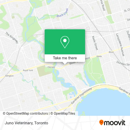Juno Veterinary map