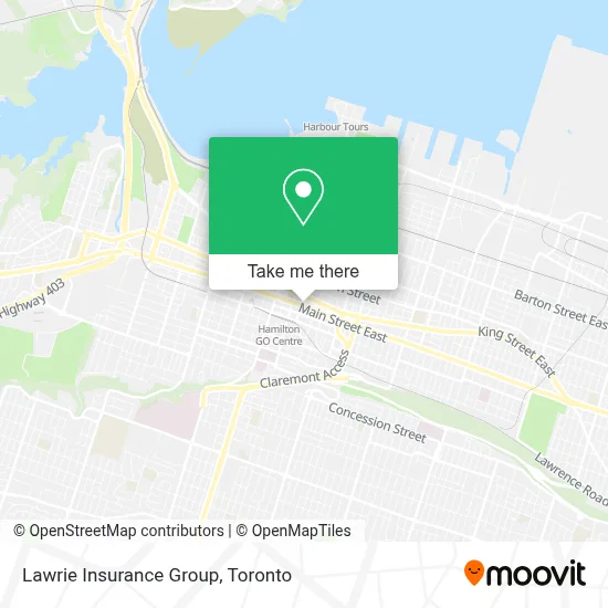 Lawrie Insurance Group map