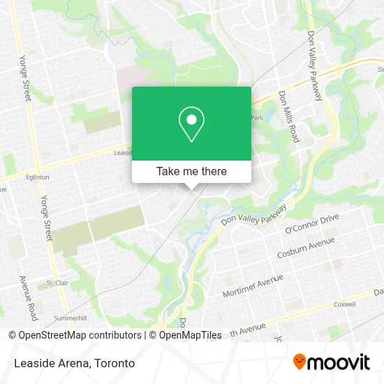 Leaside Arena map