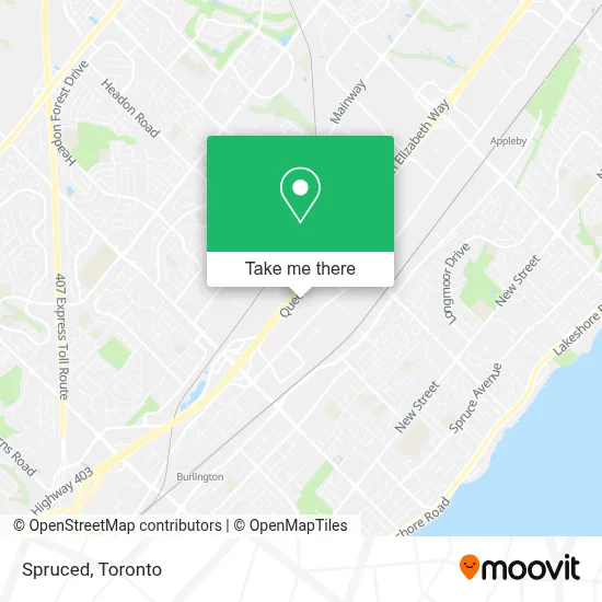 Spruced map