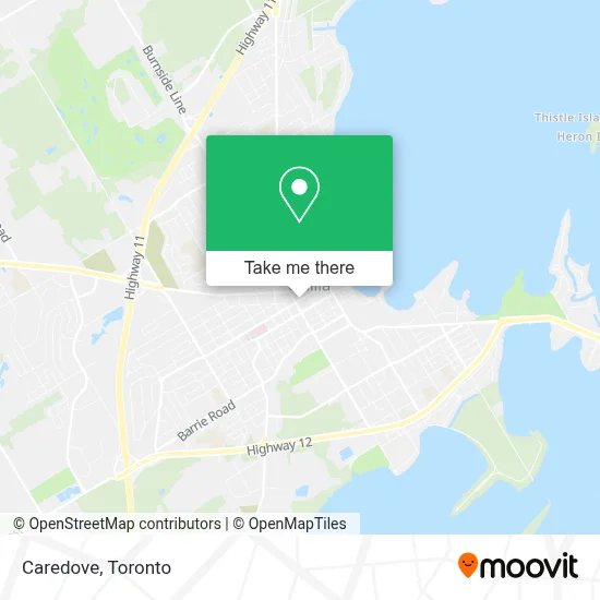 Caredove map