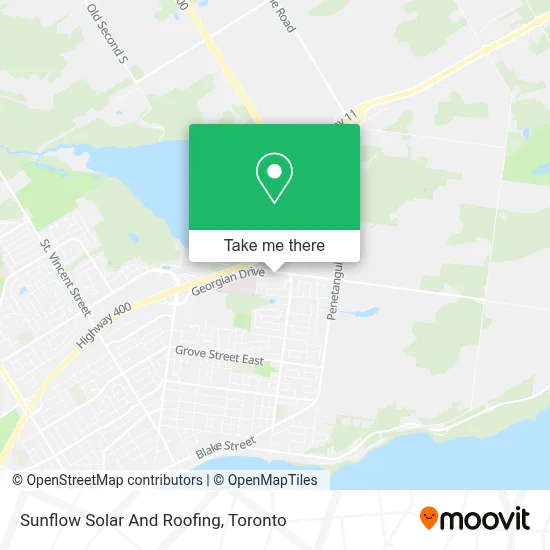 Sunflow Solar And Roofing map