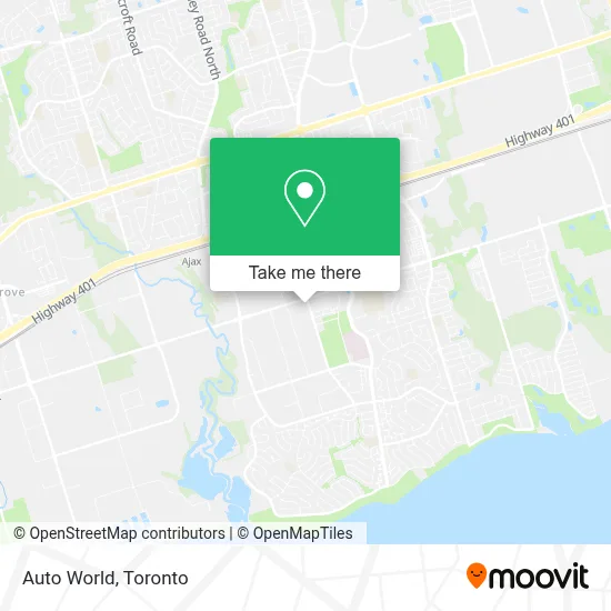 Auto World map