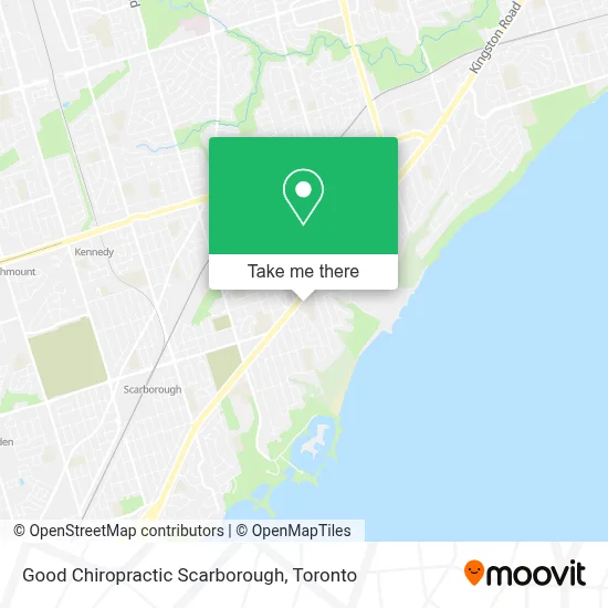Good Chiropractic Scarborough map