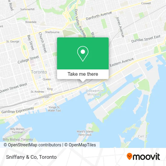 Sniffany & Co map