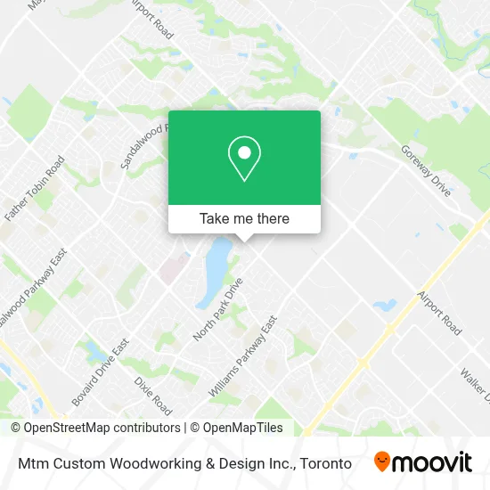 Mtm Custom Woodworking & Design Inc. map