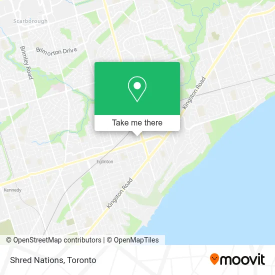 Shred Nations map
